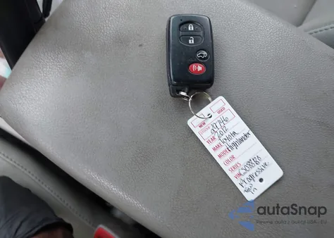 2012 Toyota Highlander Limited V6 z USA, uszkodzony, nr VIN 5TDYK3EH6CS088180